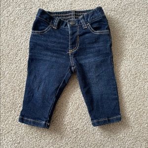 Old Navy Baby Jeans Dark Blue Stretch 3-6 Months